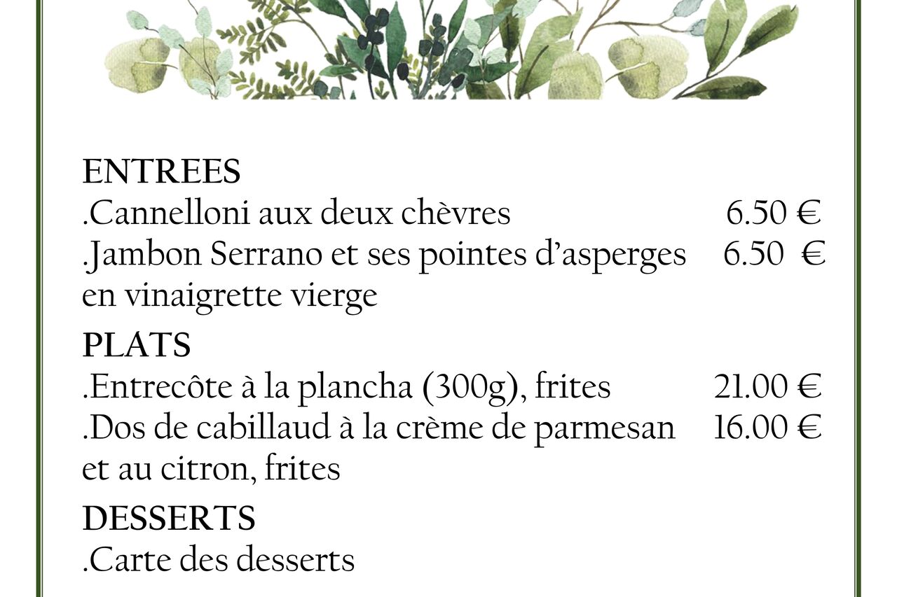 Diner samedi 3 juin 2023