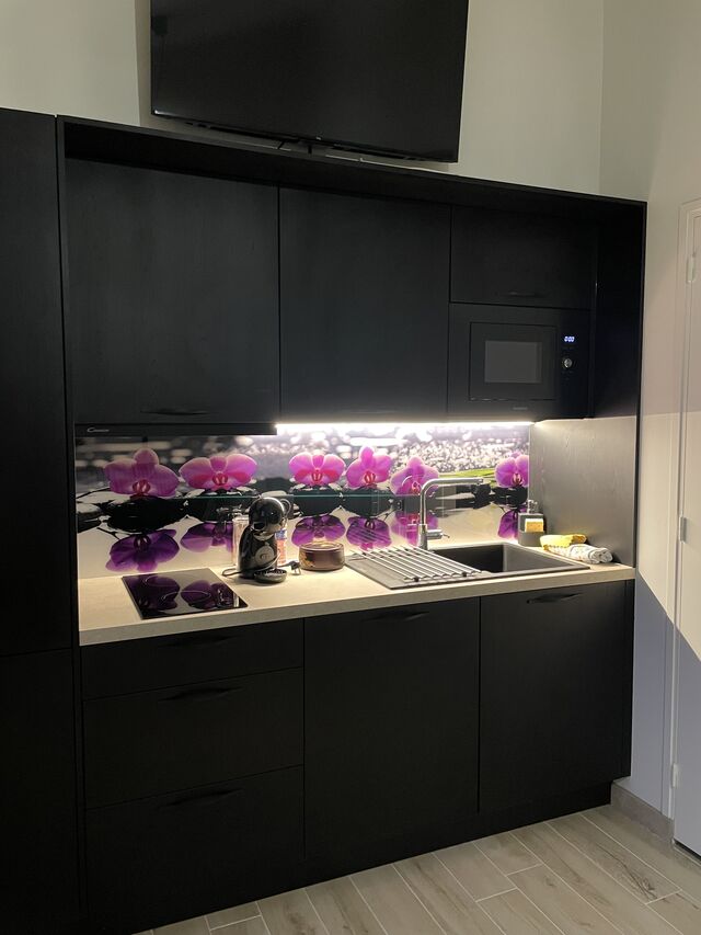 une cuisne aménagée en mode zen