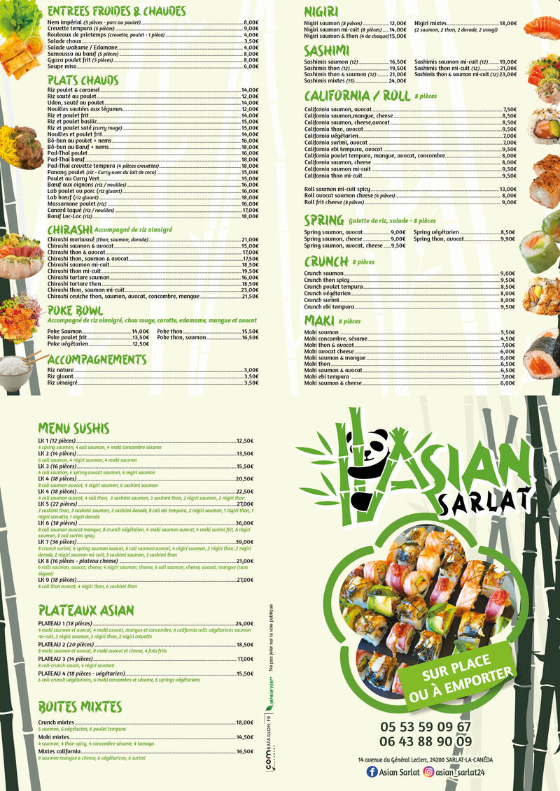 NOUVEAU MENU