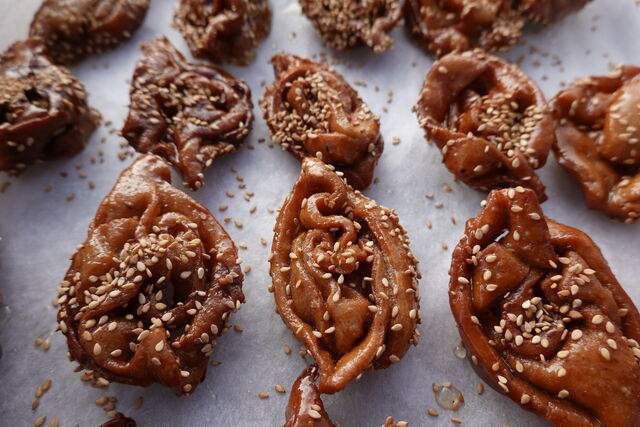 Chebakia aux épices et miel