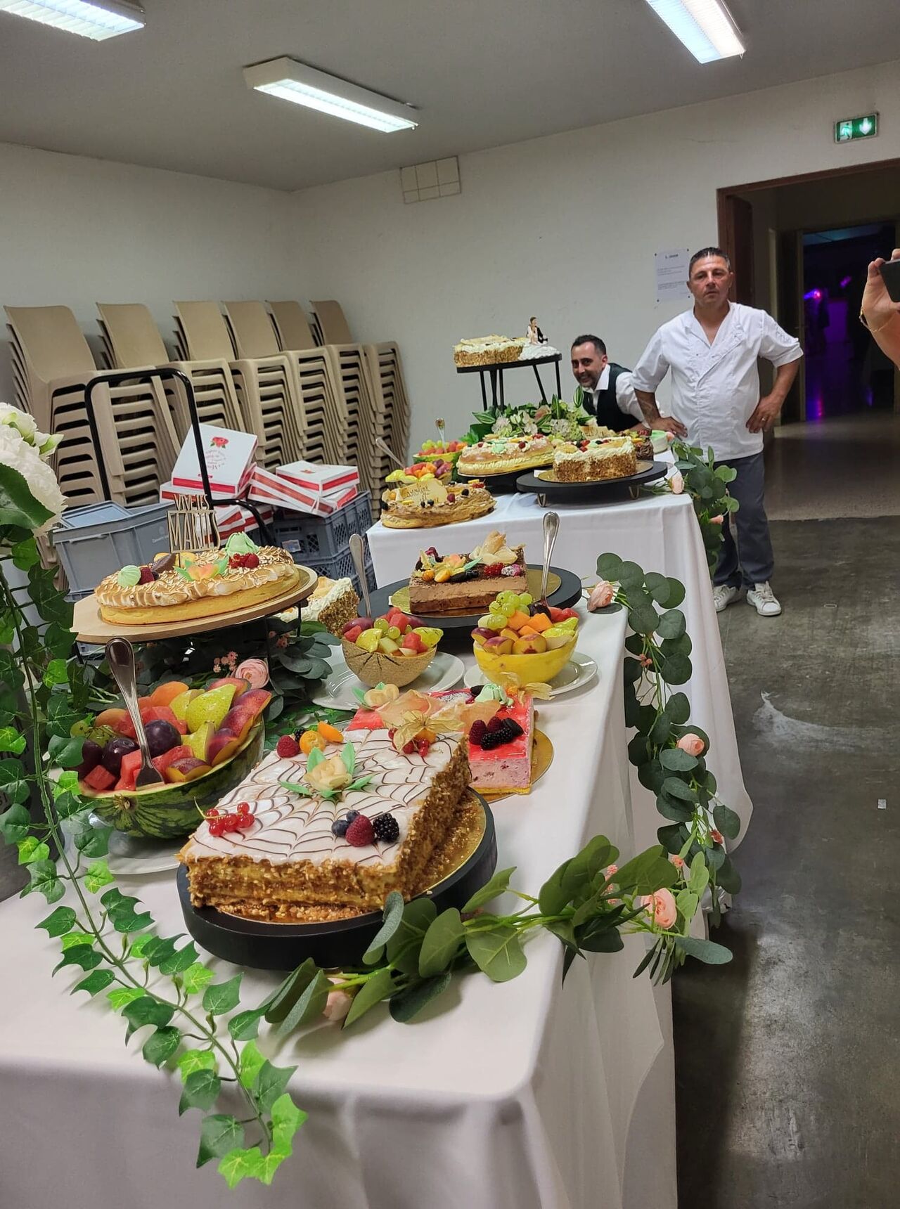 Buffet de dessert tarif suivant vos choix de gâteaux