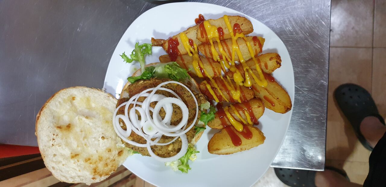 Prueva la hamburguesa vegana, repetirás