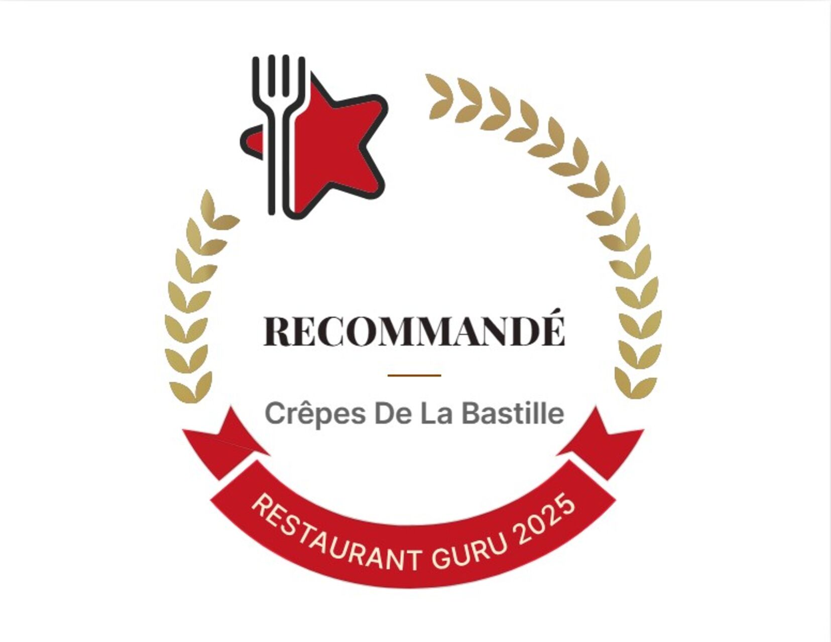 Distinction par Restaurant Guru!