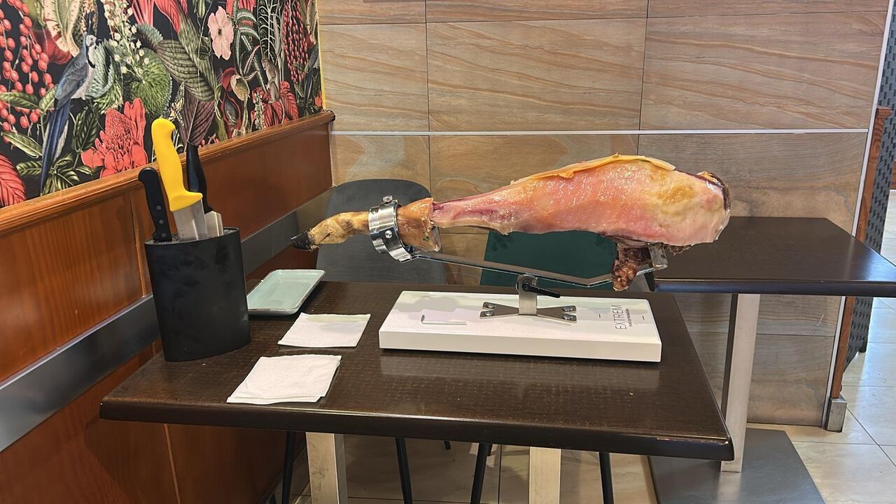 ¿un poquito de jamón?