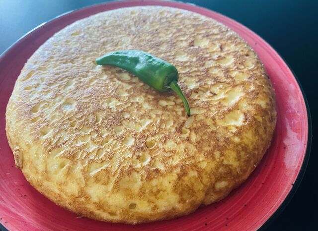 Nuestra tortilla española.