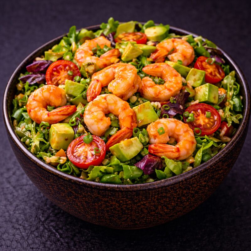 Salata cu creveti si avocado