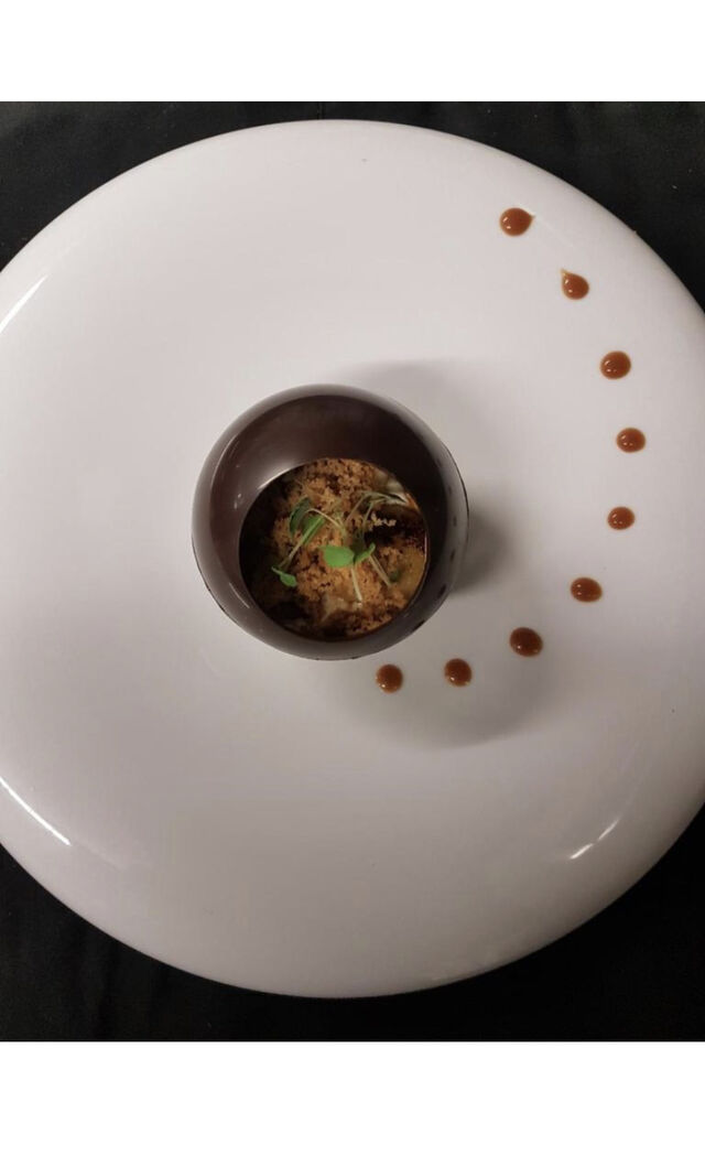 Sphère chocolat garnie ...