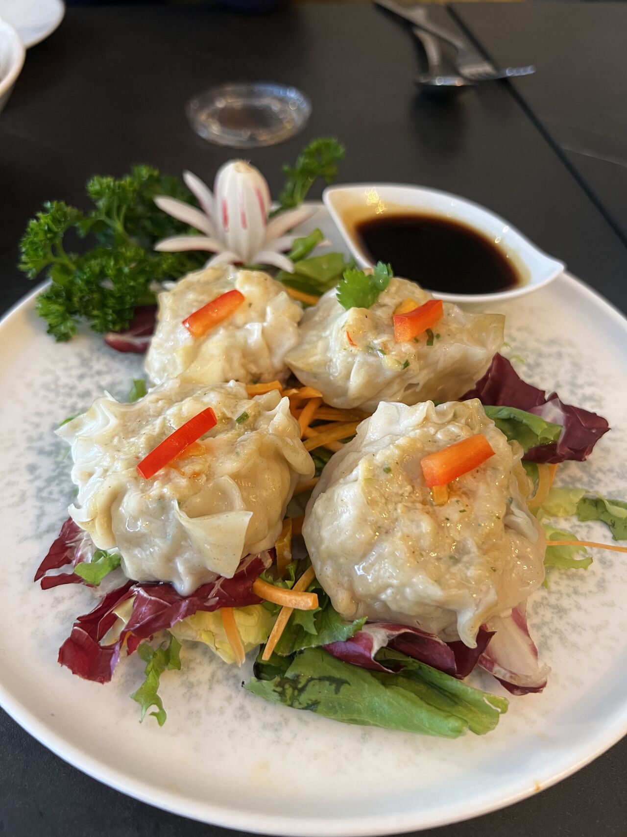 « Khanom Jib » - Chaussons vapeurs (maison)