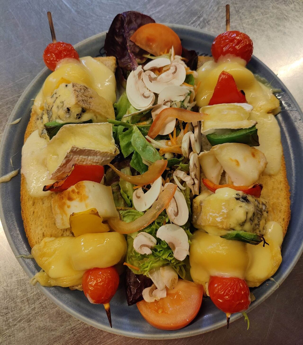 Brochettes 4 fromages!