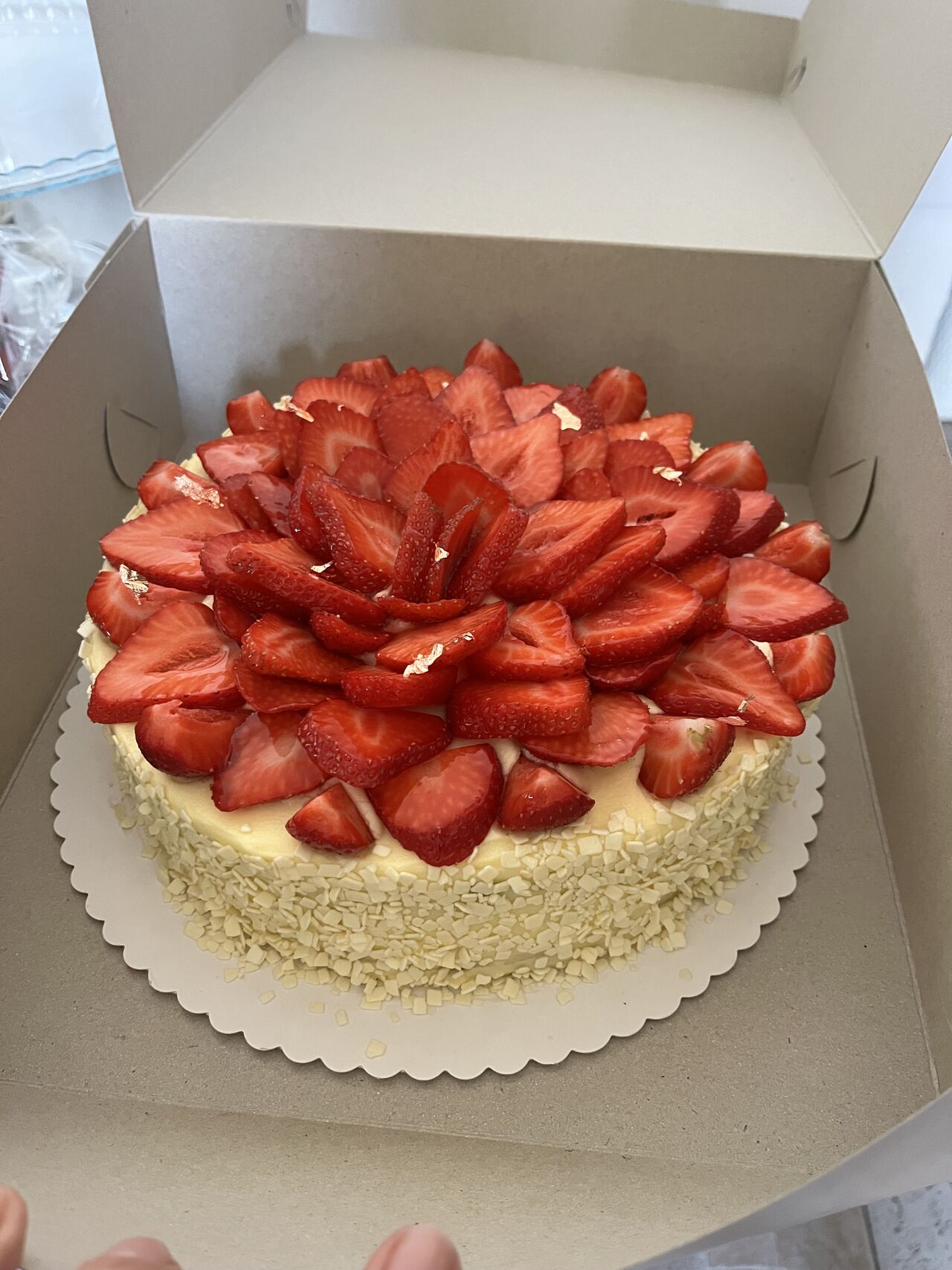 Jahodový vanilkový