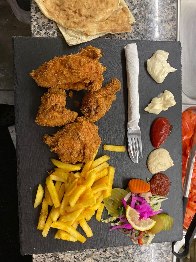 ??Freites Arabisches Huhn (AFC) mit Bratkartoffeln??