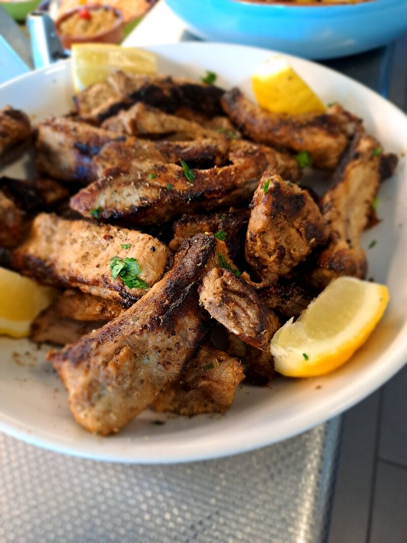 Petits os grillés