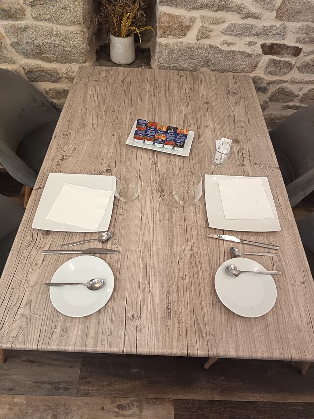 mise en place petit déjeuner