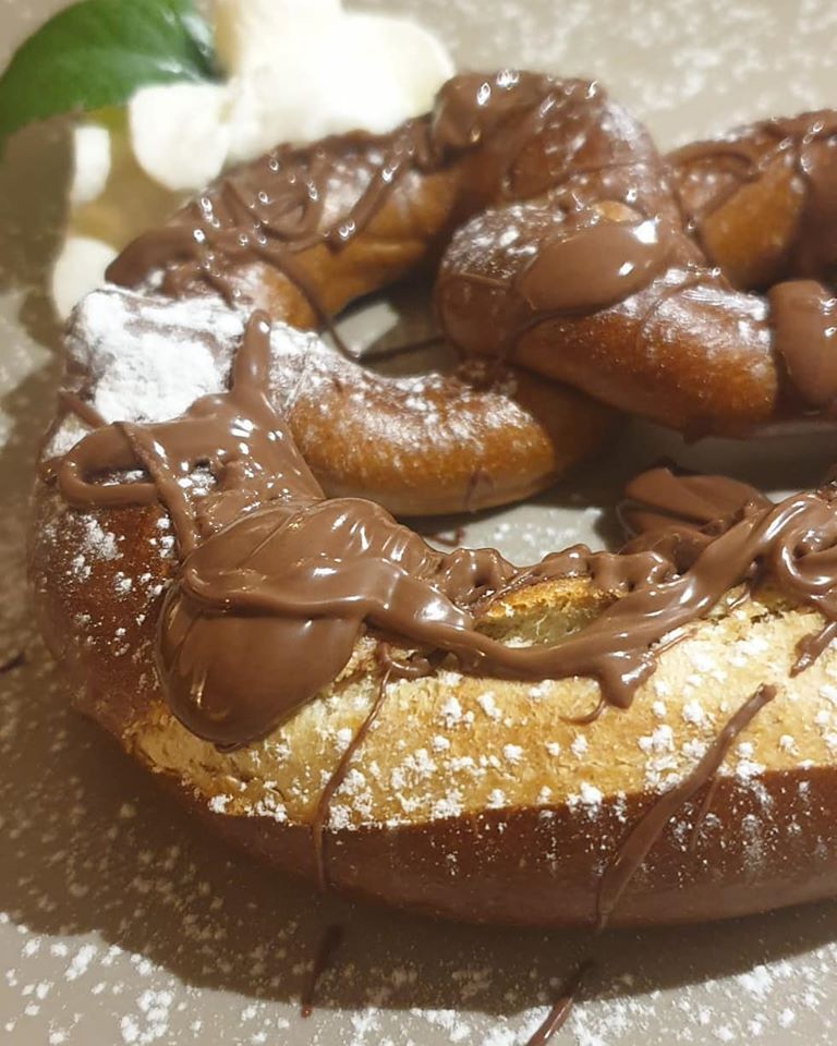 Pretzel alla Nutella 