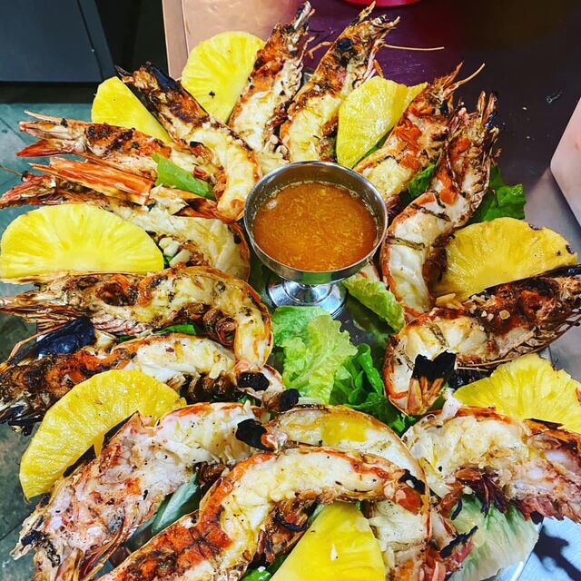 Camarões Tigres Grelhados