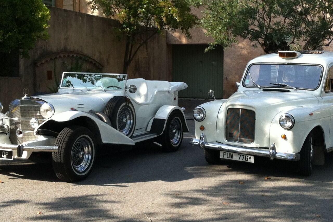 taxi anglais pour mariage (06) et (83)