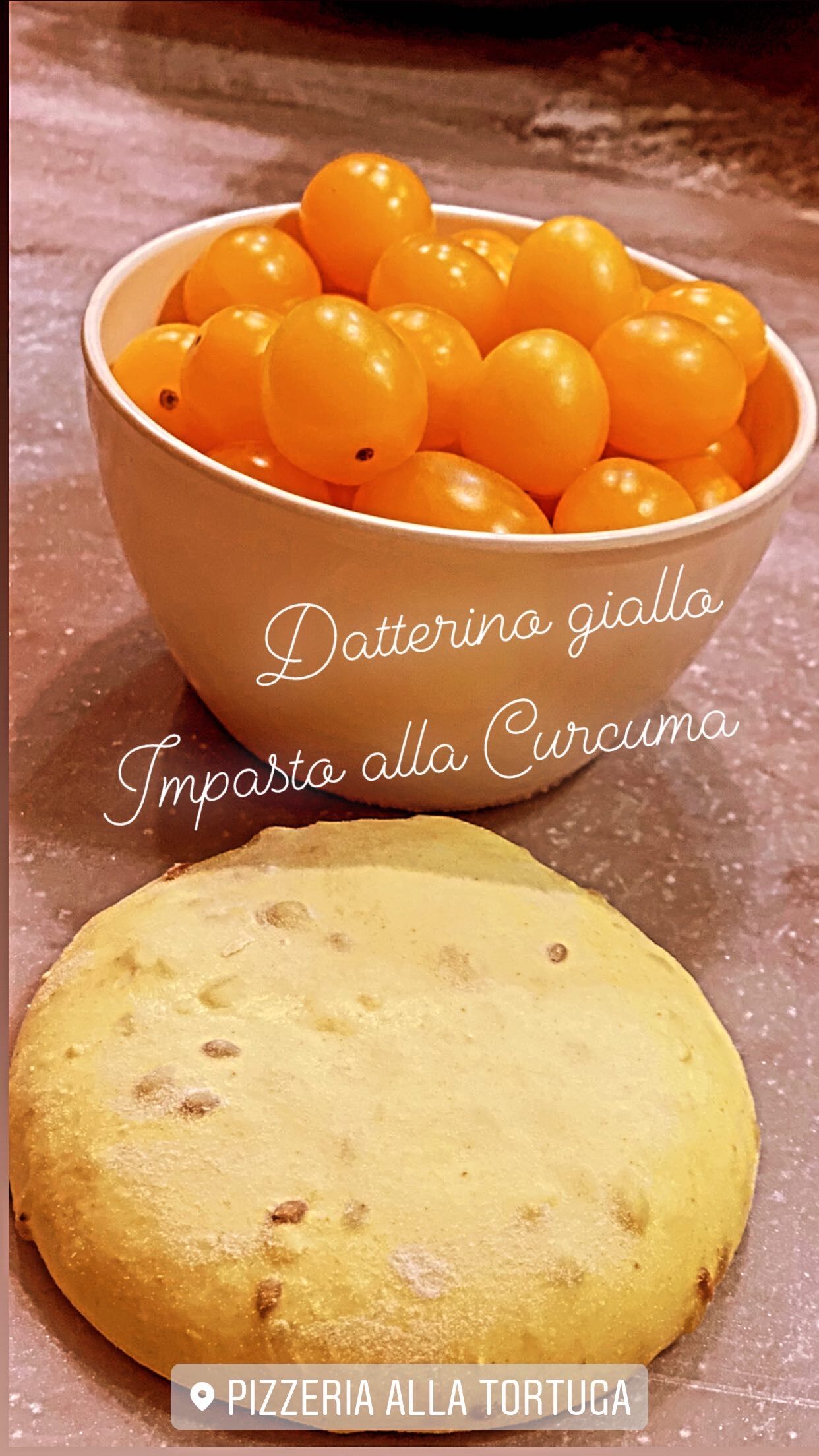 IMPASTO ALLA CURCUMA
DATTERINO GIALLO