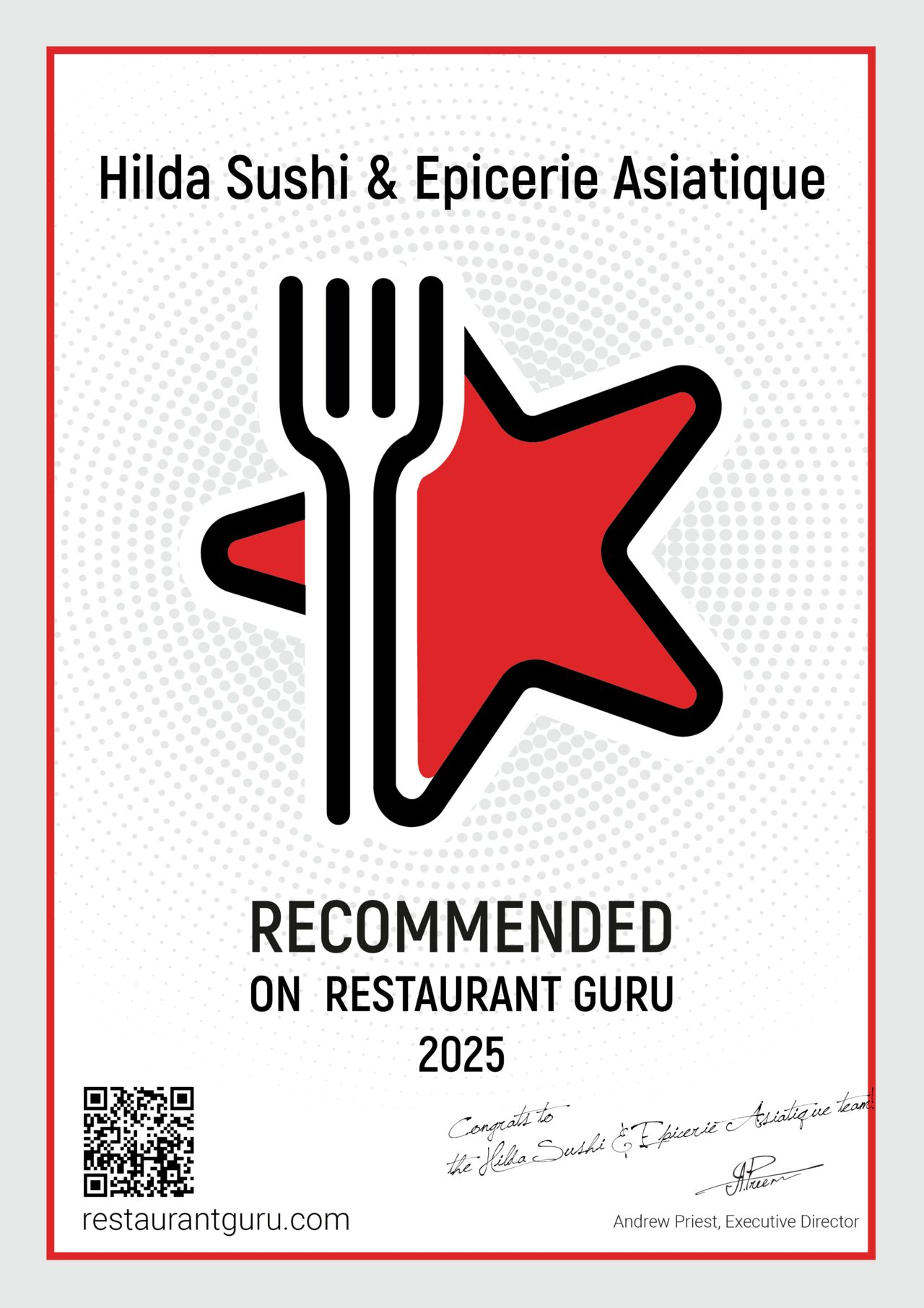 Food Award 2025