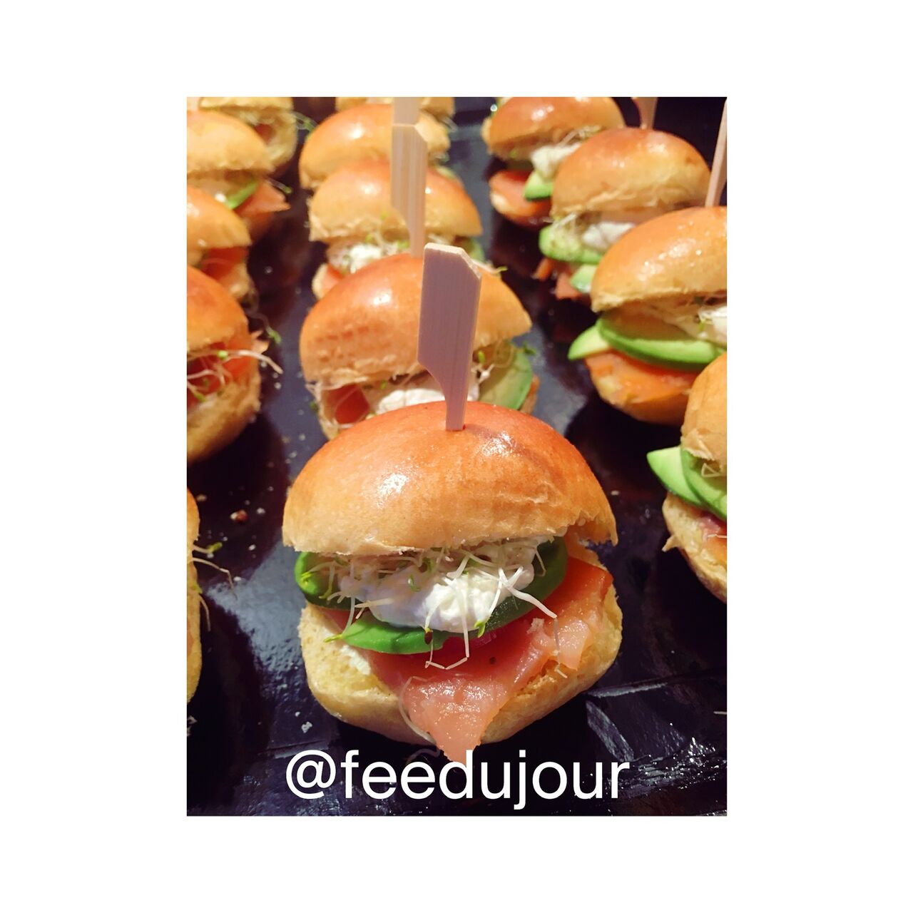 Pan Bagnat Truite fumée/avocat/chantilly citronnee