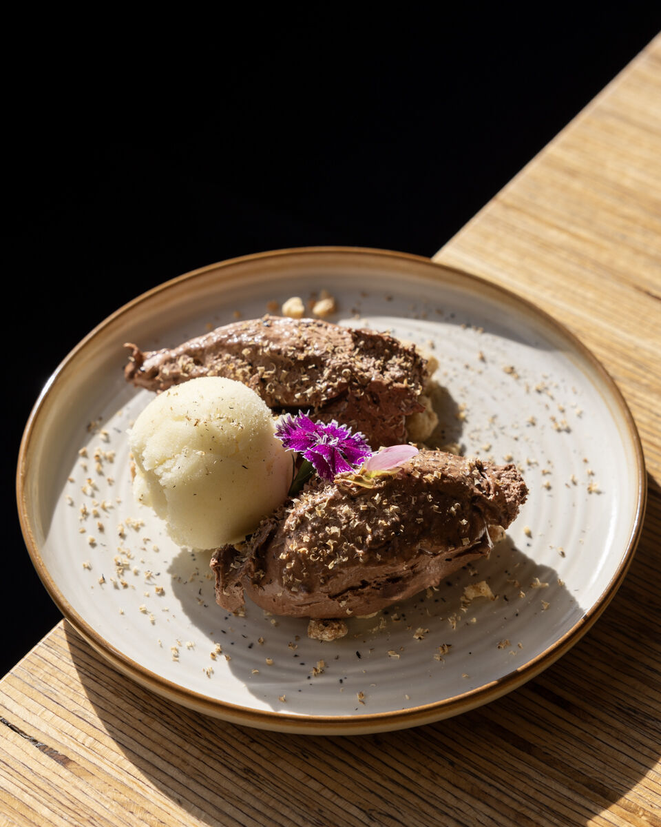 Mousse chocolat & tonka (vegan)