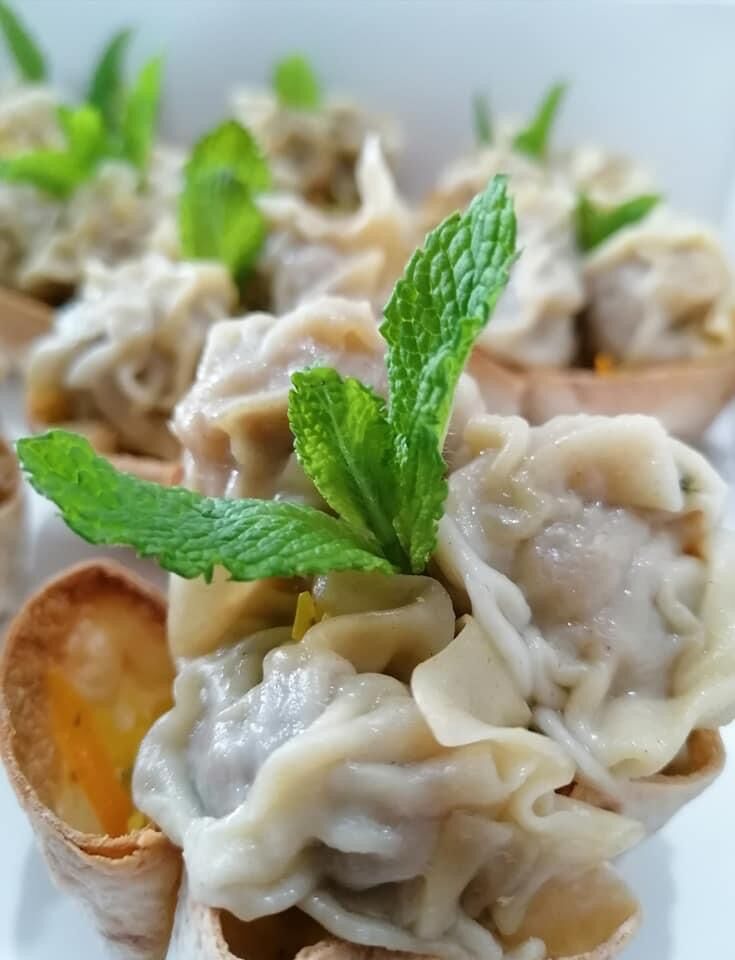 Bouchons Porc-Crevettes