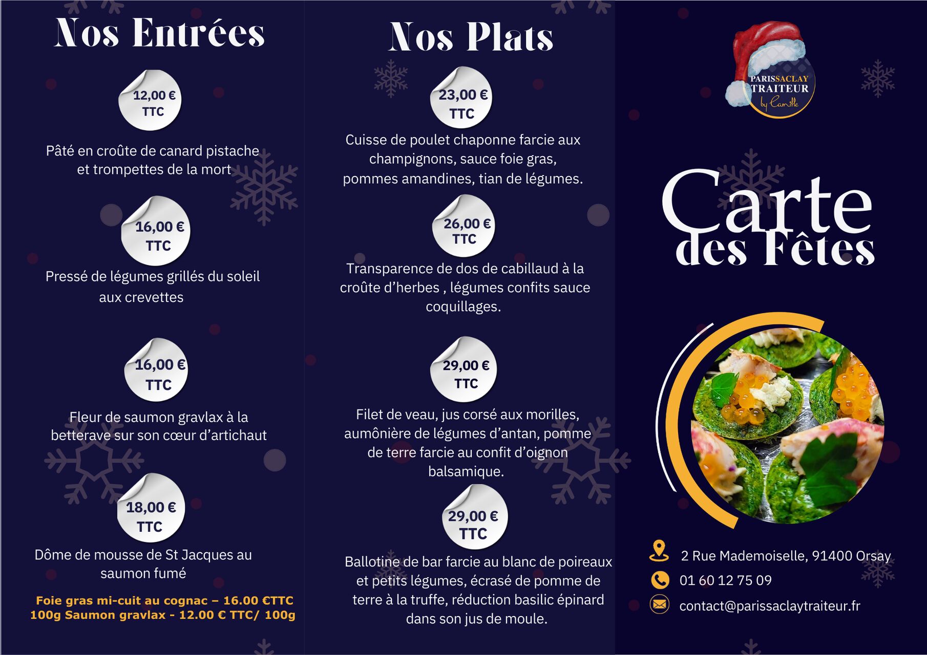 Notre Carte des Fêtes.