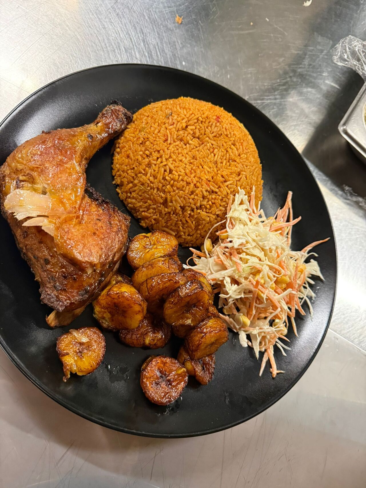 Jollofreis mit Chicken