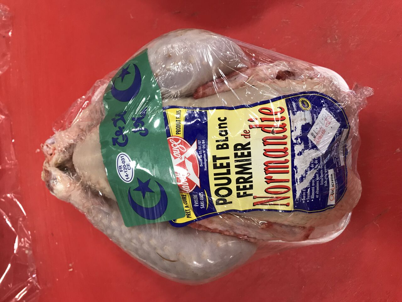 Poulet fermier
5€50 le kg
