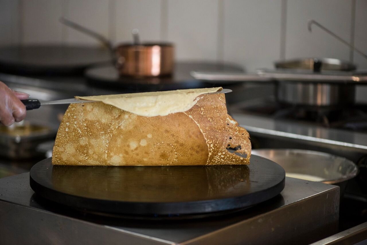 Création de la crêpe