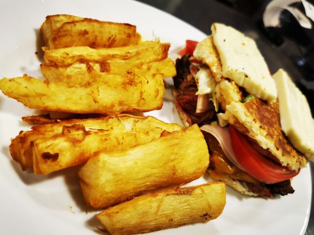 Hambuerguesa carne Asada