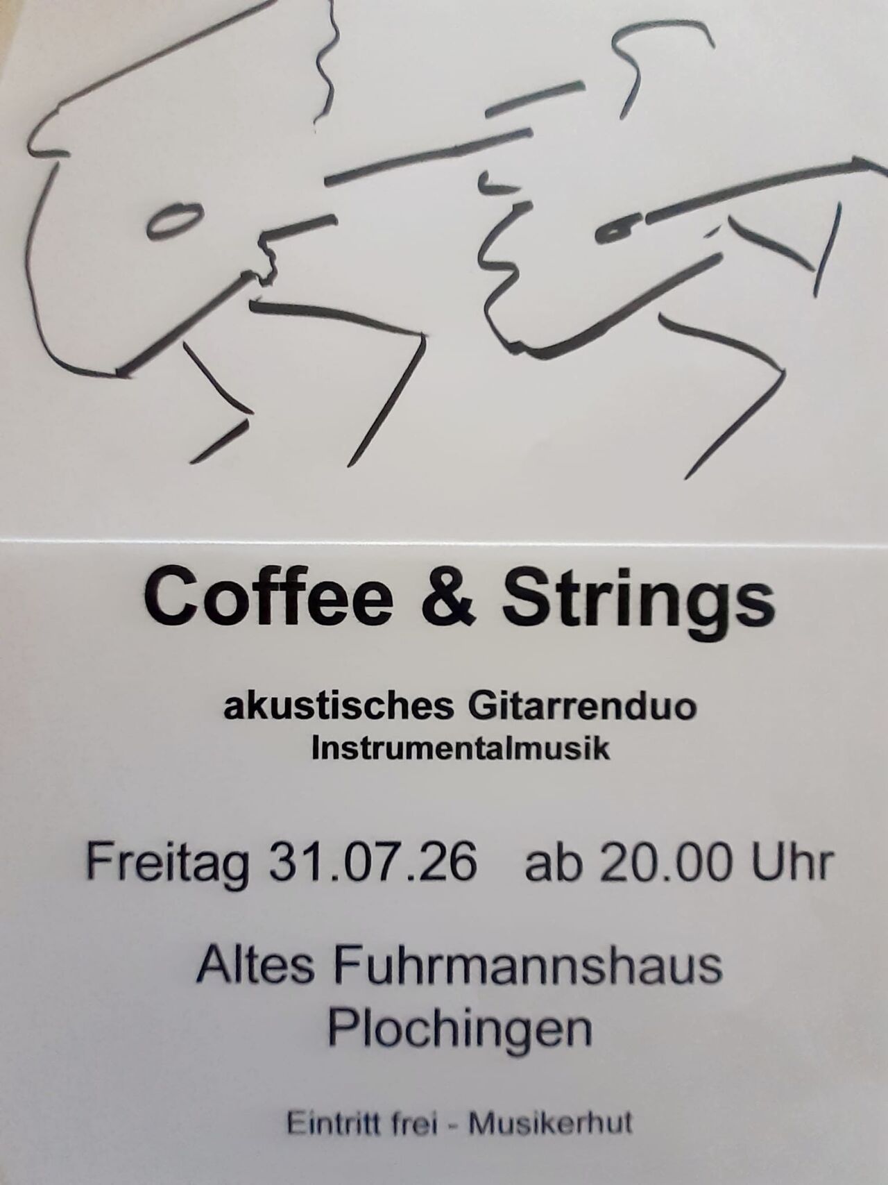 31.07.26, Freitag ab 20 Uhr : Coffee & Strings