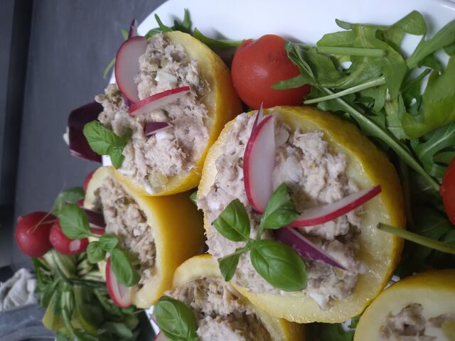 Pasta z wędzonej makreli w cytrynie