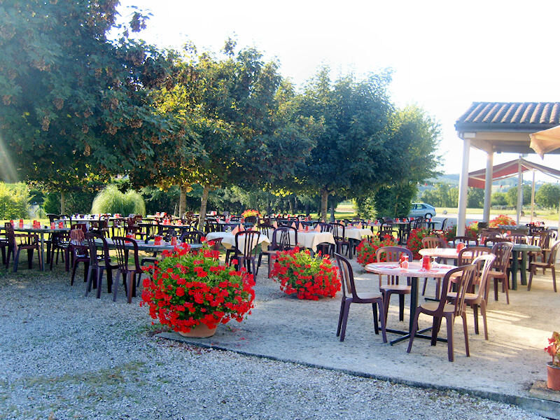 Une terrasse naturellement ombragée pour une soirée d'été parfaite !