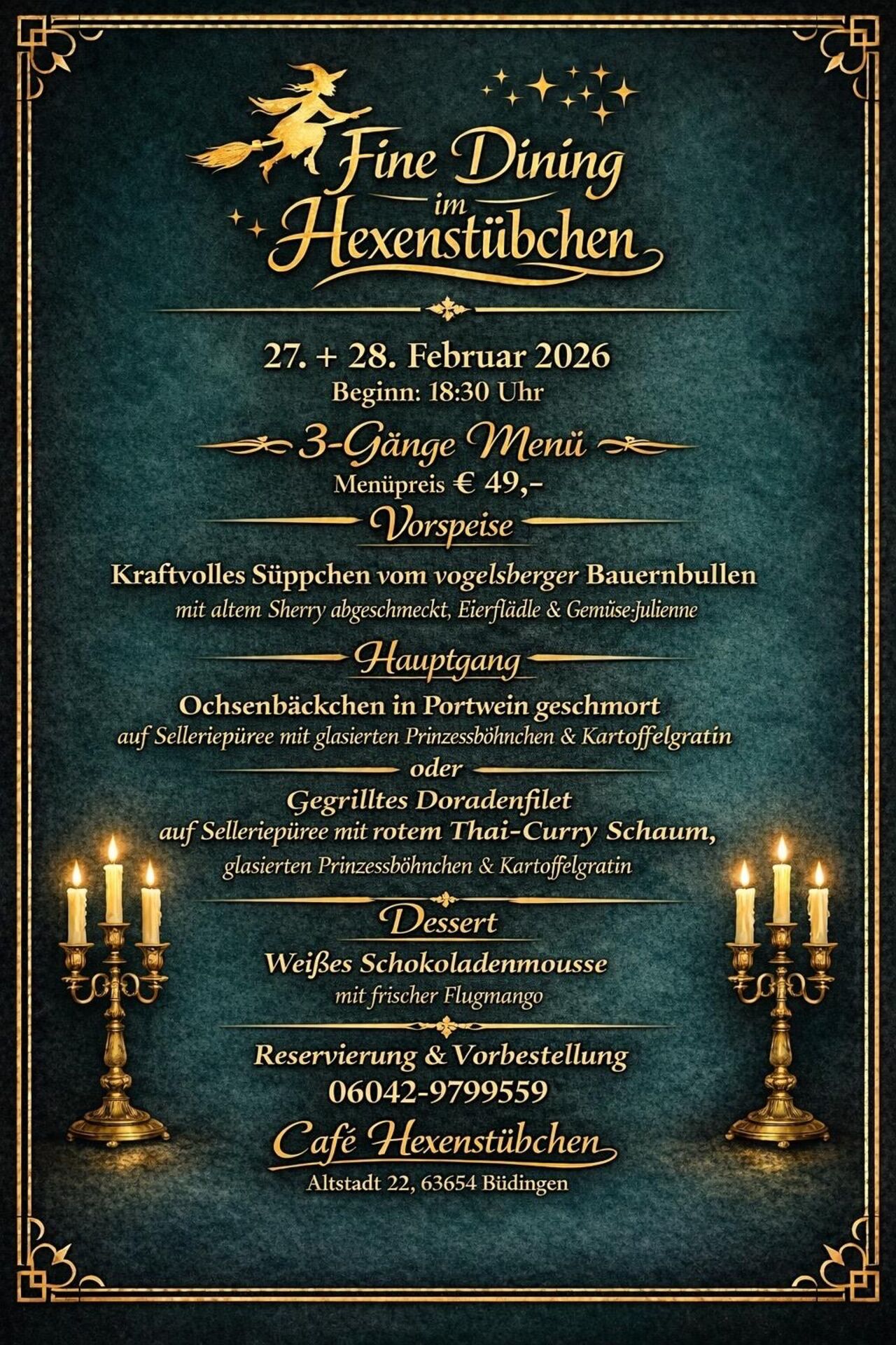 Fine Dining 27.+28. Februar