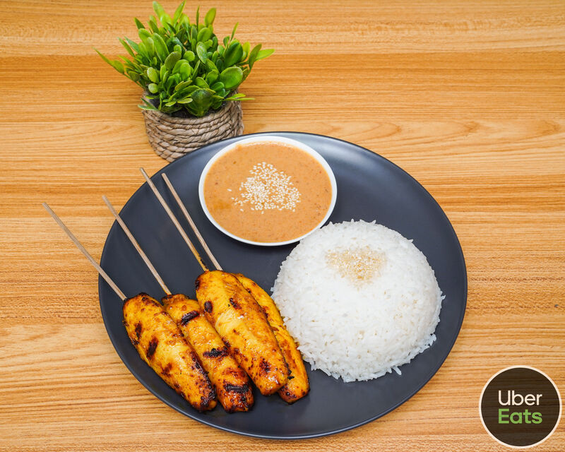 Poulet Satay (brochettes sauce satay)
