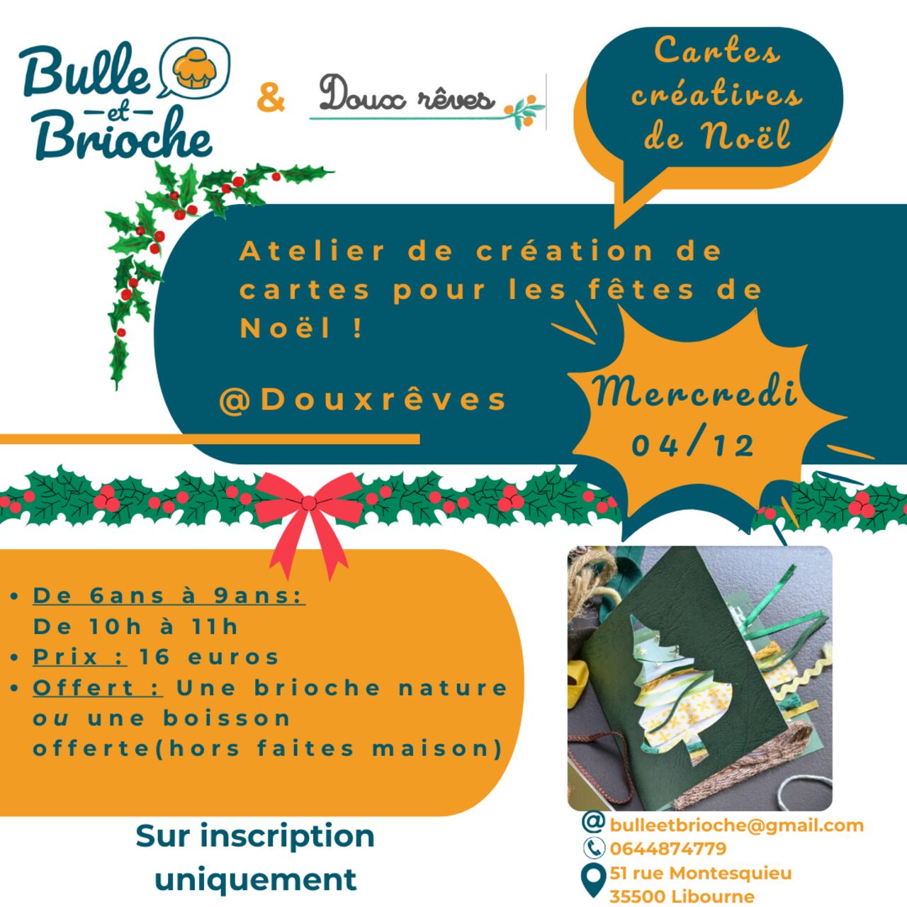 Cartes de noël créatives