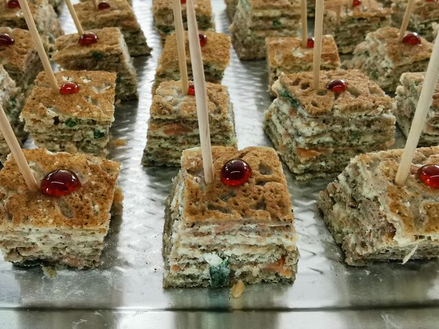 Mille feuille de sarrasin