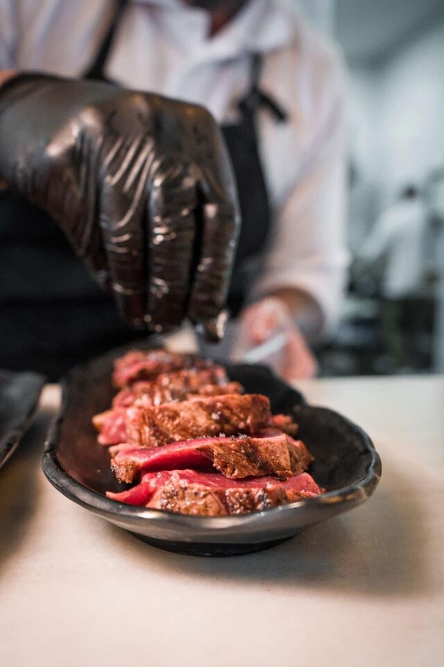 Tataki de angus irlandés.