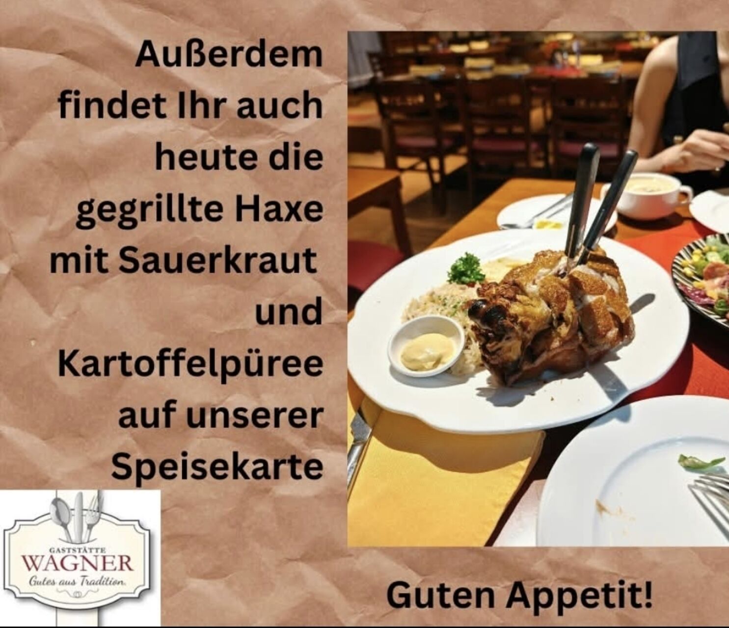 Grillhaxe im Oktober