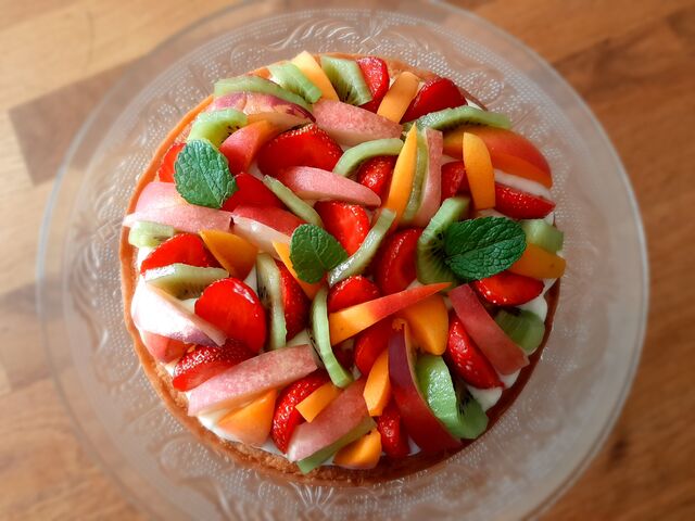 Tarte aux fruits frais de saison