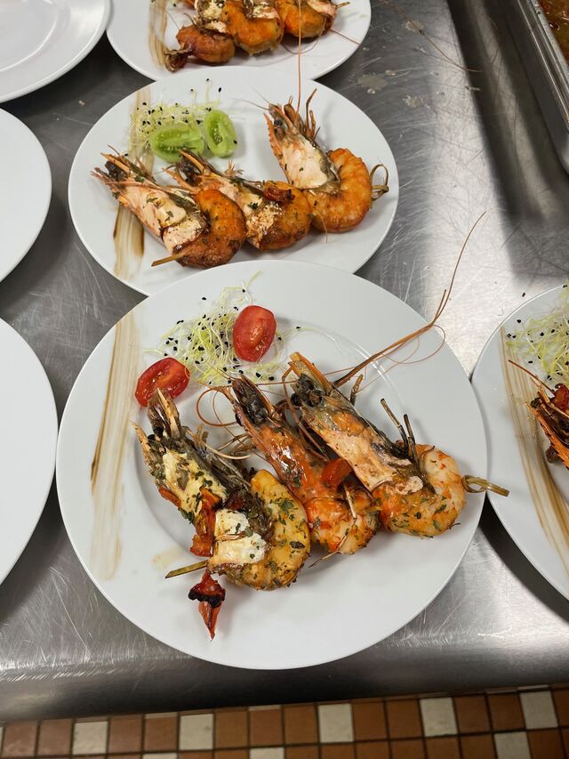 brochette de Gambas