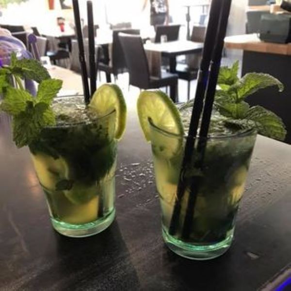 Un moment de detente avec nos mojitos ! 