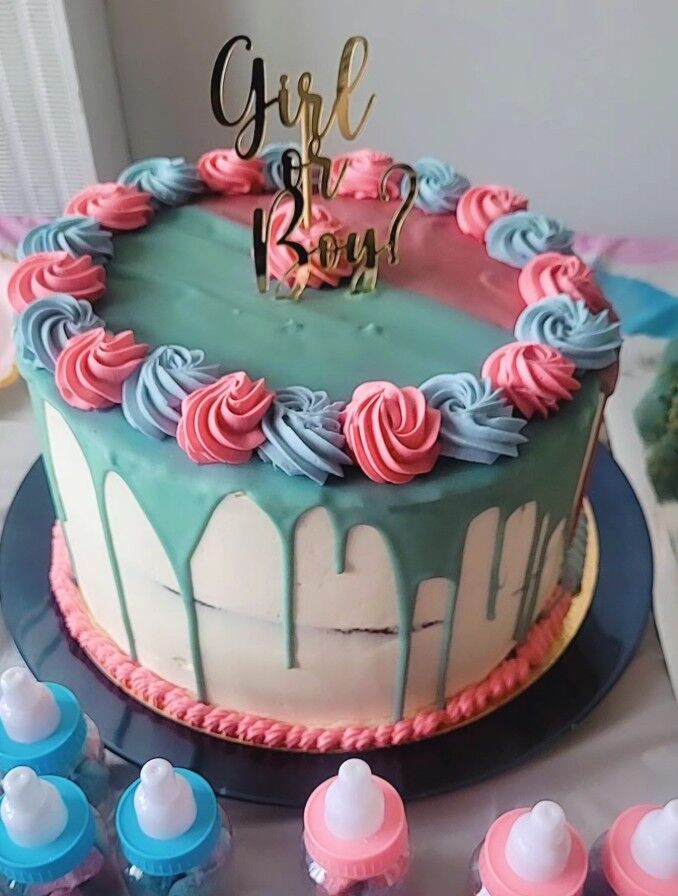 Gâteau Gender Reveal.