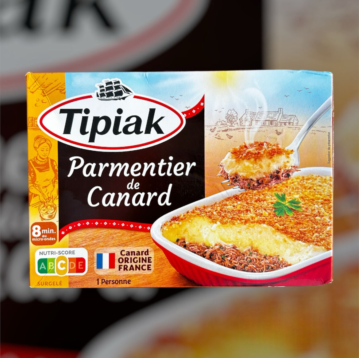 Parmentier de Canard Tipiak 1pers [310g] - 8.90€