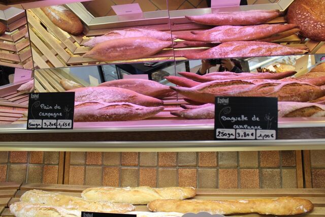 Pain et baguette de campagne