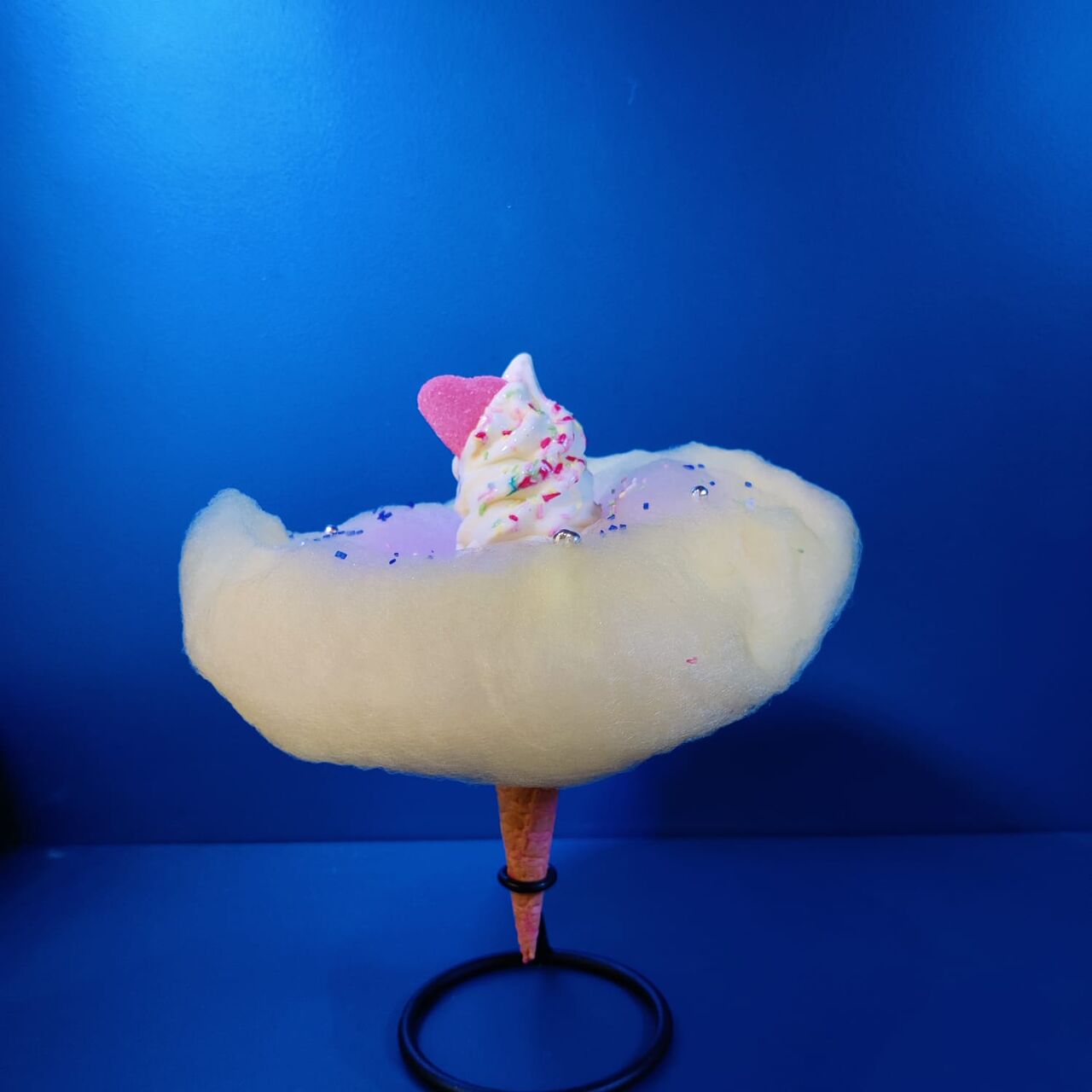 Glace à l'italienne avec Barbe à Papa