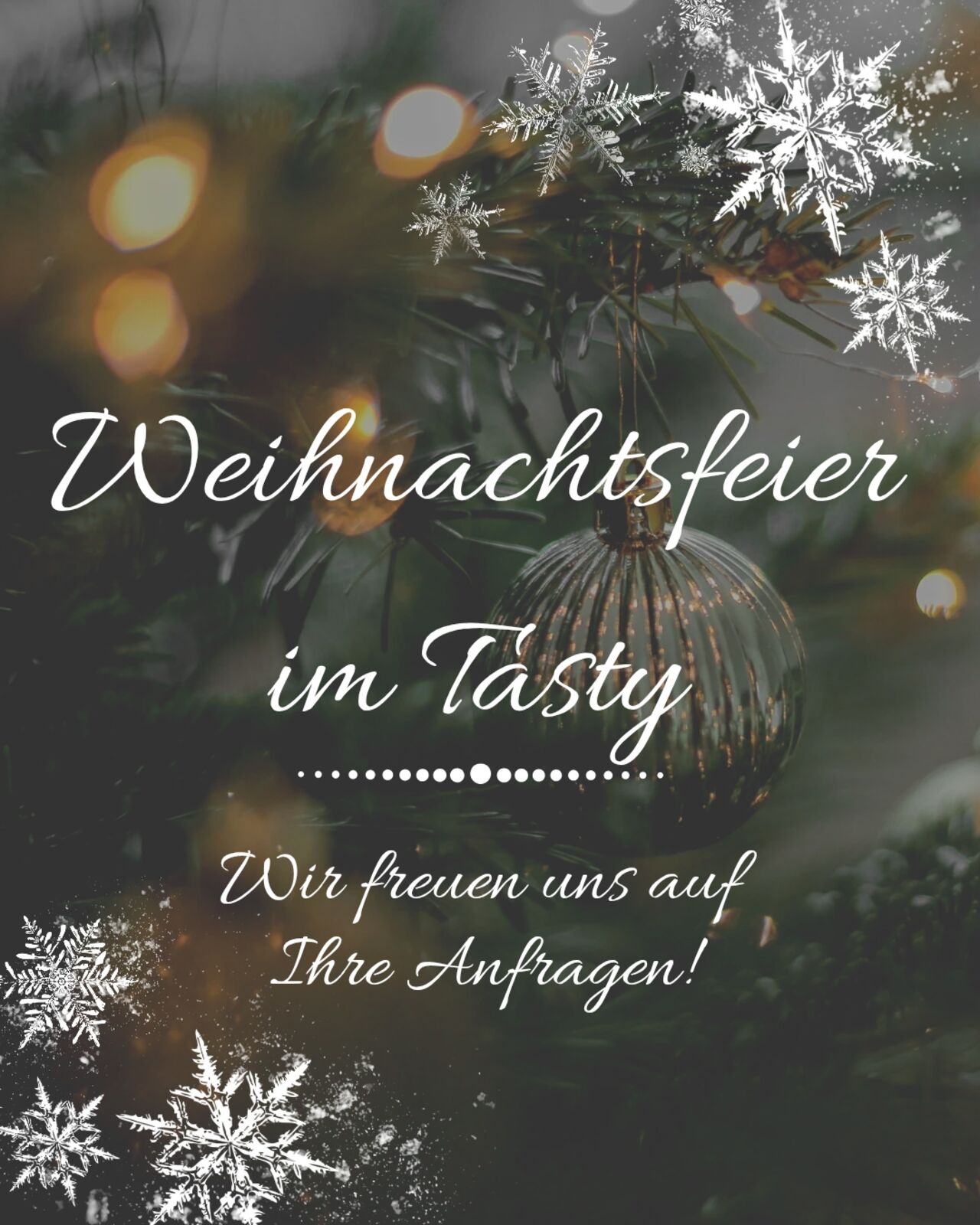 Weihnachtsfeier im Tasty
