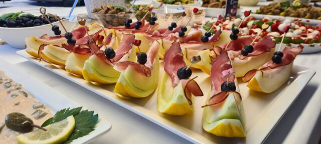 Honigmelone mit Schwarzwälder Schinken