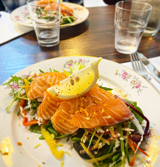 Gravlax de saumon aux agrumes 