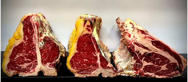 Nos côtes de bœuf maturées